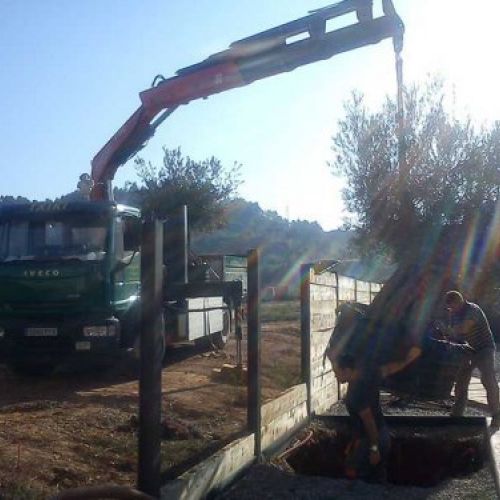 Camiones grúa en el Vallés